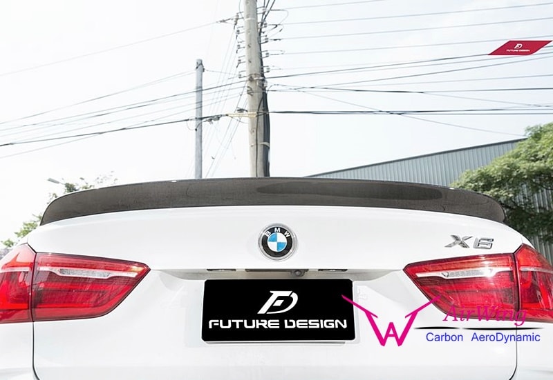 F16 - 3D style Carbon Trunk Spoiler 04